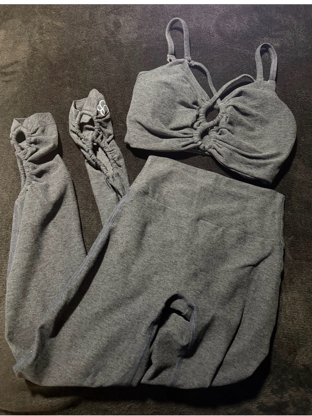 Bombshell sportswear Two-Piece Intimates Set — Bralette & High-Waist Leggings